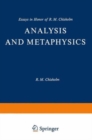 Analysis and Metaphysics : Essays in Honour of R.M.Chisholm - Book