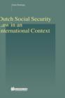 Dutch Social Security Law in an International Context - Book