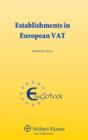 Establishments in European VAT - Book