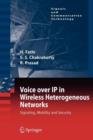 Voice over IP in Wireless Heterogeneous Networks : Signaling, Mobility and Security - Book