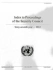 Index to proceedings of the Security Council 2012 - Book