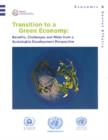 Transition to a Green Economy : Benefits, Challenges and Risks from a Sustainable Development Perspective - Book