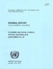 Economic Commission for Latin America and the Caribbean (ECLAC) : biennial report (14 June 2008 - 1 June 2010) - Book