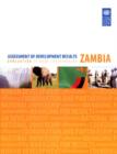 Assessment of Development Results : Zambia - Book
