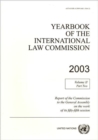 Yearbook of the International Law Commission : Volume 2, 2003 - Book