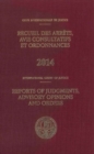 Reports of judgments, advisory opinions and orders 2014 - Book