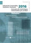Industrial commodity statistics yearbook 2016 - Book
