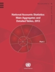 National accounts statistics 2013 : main aggregates and detailed tables - Book