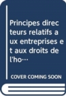 Principes directeurs relatifs aux entreprises et aux droits de l’homme : Mise en oeuvre du cadre de reference ""proteger, respecter et reparer"" des Nations Unies - Book