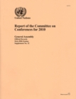 Report of the Committee on Conferences : 2010 - Book