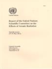 United Nations Scientific Committee on the Effects of Atomic Radiation : report on the fifty-sixth session (21-25 May 2012) - Book