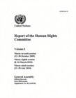 Report of the Human Rights Committee : Vol. 1: Ninety-seventh session (12-30 October 2009); ninety-eighth session (8-26 March 2010); ninety-ninth session (12-30 July 2010) - Book