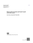 Report of the Economic and Social Council for 2016 : 24 July 2015 - 27 July 2016 - Book