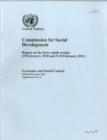 Report of the Commission for Social Development : Forty-Ninth Session, 19 February 2010 and 9 to 18 February 2011 - Book