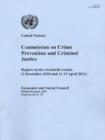 Commission on Crime Prevention and Criminal Justice : Report on the Twentieth Session (3 December 2010 and 11-15 April 2011) - Book