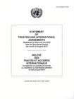 Statement of Treaties and International Agreements : Registered or Filed and Recorded with the Secretariat during the Month of August 2013 - Book