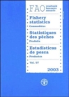FAO Yearbook : Fishery Statistics - Commodities 2003 - Book