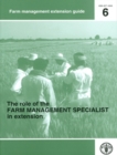 The role of the farm management specialists in extension - Book