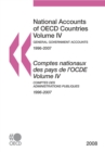 National Accounts of OECD Countries 2008, Volume IV, General Government Accounts - eBook
