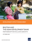 Bhutan and the Asian Development Bank : Partnership for Inclusive Growth - eBook