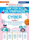 Oswaal One For All Olympiad Previous Years' Solved Papers, Class-7 Cyber Book (For 2023 Exam) - Book
