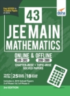 43 Jee Main Mathematics Online (2019-2012) & Offline (2018-2002) Chapter-Wise + Topic-Wise Solved Papers 3rd Edition - Book