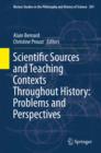 Scientific Sources and Teaching Contexts Throughout History: Problems and Perspectives - eBook