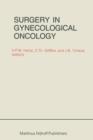 Surgery in Gynecological Oncology - Book
