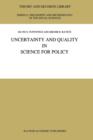 Uncertainty and Quality in Science for Policy - Book