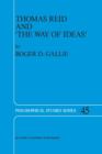 Thomas Reid and 'The Way of Ideas' - Book