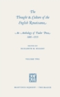 The Thought & Culture of the English Renaissance : An Anthology of Tudor Prose 1481-1555. Volume Two - eBook