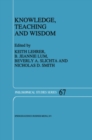 Knowledge, Teaching and Wisdom - eBook