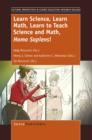 Learn Science, Learn Math, Learn to Teach Science and Math, Homo Sapiens - eBook