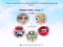 Picture sound book for young children for learning Chinese words related to Human body  Volume 1 - eBook