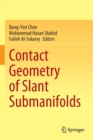 Contact Geometry of Slant Submanifolds - Book