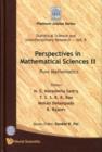 Perspectives In Mathematical Science Ii: Pure Mathematics - Book