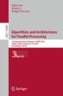 Algorithms and Architectures for Parallel Processing : 23rd International Conference, ICA3PP 2023, Tianjin, China, October 20–22, 2023, Proceedings, Part III - Book