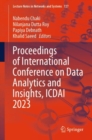 Proceedings of International Conference on Data Analytics and Insights, ICDAI 2023 - Book