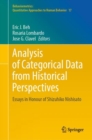 Analysis of Categorical Data from Historical Perspectives : Essays in Honour of Shizuhiko Nishisato - Book