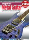 Metal Guitar Lessons for Beginners : Teach Yourself How to Play Guitar (Free Video Available) - eBook