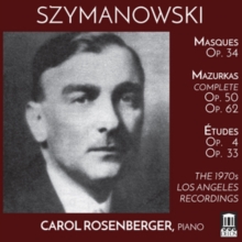 Szymanowski: Masques/Mazurkas/tudes