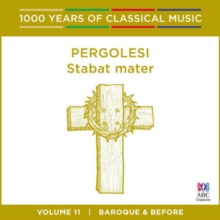 Pergolesi: Stabat Mater: Baroque And Before