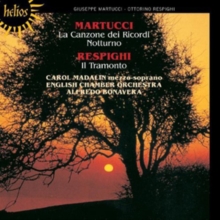 Martucci: La Canzone Dei Ricordi/Notturno/Respighi: Il Tramonto, CD / Album Cd Martucci: La Canzone Dei Ricordi/Notturno/Respighi: Il Tramonto, CD / Album Cd