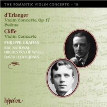 D'Erlanger: Violin Concerto, Op. 17/Poeme/Cliffe: Violin Concerto