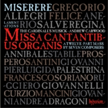 Miserere/Missa Cantantibus Organis, CD / Album Cd Miserere/Missa Cantantibus Organis, CD / Album Cd