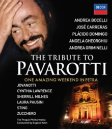 The Tribute to Pavarotti - One Amazing Weekend in Petra, Blu-ray DVD The Tribute to Pavarotti - One Amazing Weekend in Petra, Blu-ray DVD