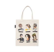 Punk Rock Authors Tote Bag, Paperback Book Punk Rock Authors Tote Bag, Paperback Book