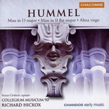 Hummel: Mass in D Major/Mass in B Flat Major/Alma Virgo, CD / Album Cd Hummel: Mass in D Major/Mass in B Flat Major/Alma Virgo, CD / Album Cd