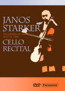 János Starker: Cello Recital, DVD DVD János Starker: Cello Recital, DVD DVD