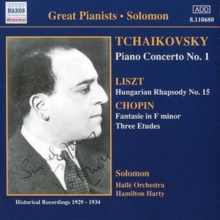 Piano Concerto No. 1 (Solomon, Halle Orchestra, Harty)